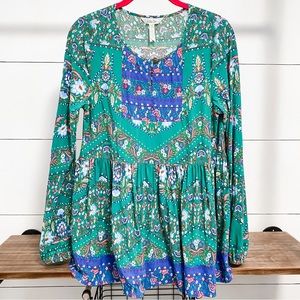 Matilda Jane Evergreen Peplum Top